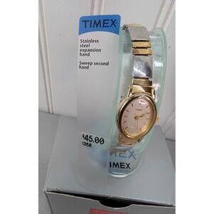 Timex Style Collection Women's Watch T21864 Stainless‎ Steel Expansion Band NEW
